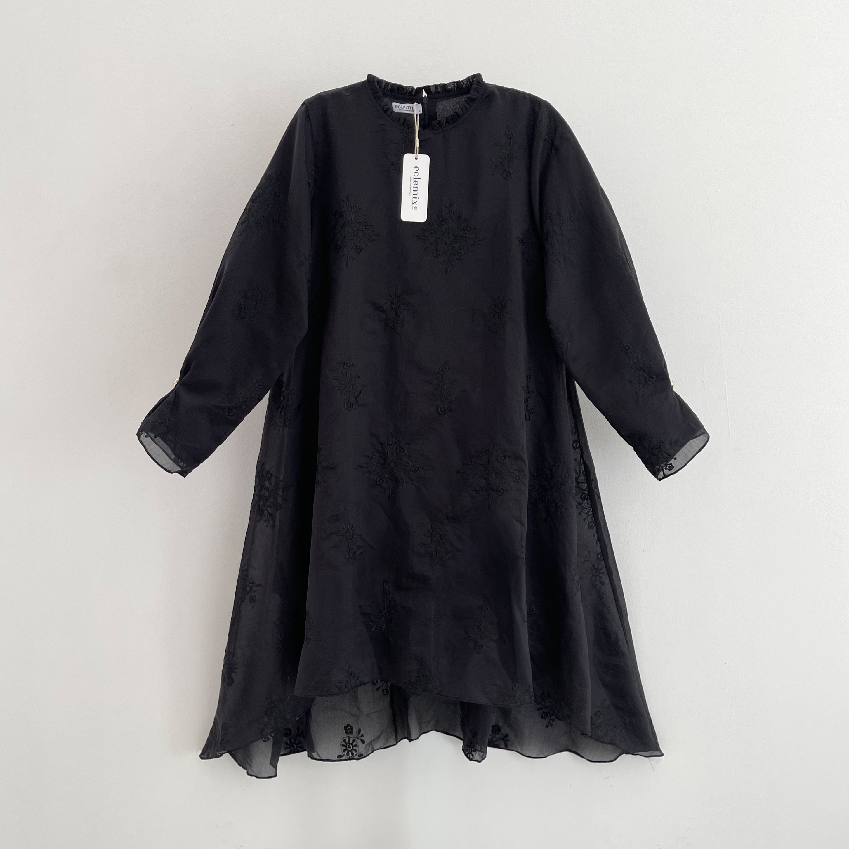 Image of Eclemix Tunic Rayyu | Atasan Wanita Motif Flower | Raya Collection