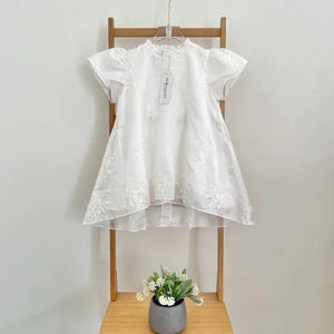 Image of Eclemix Tunic Kids Rayyu | Atasan Anak Perempuan Motif Flower | Kondangan & Pesta