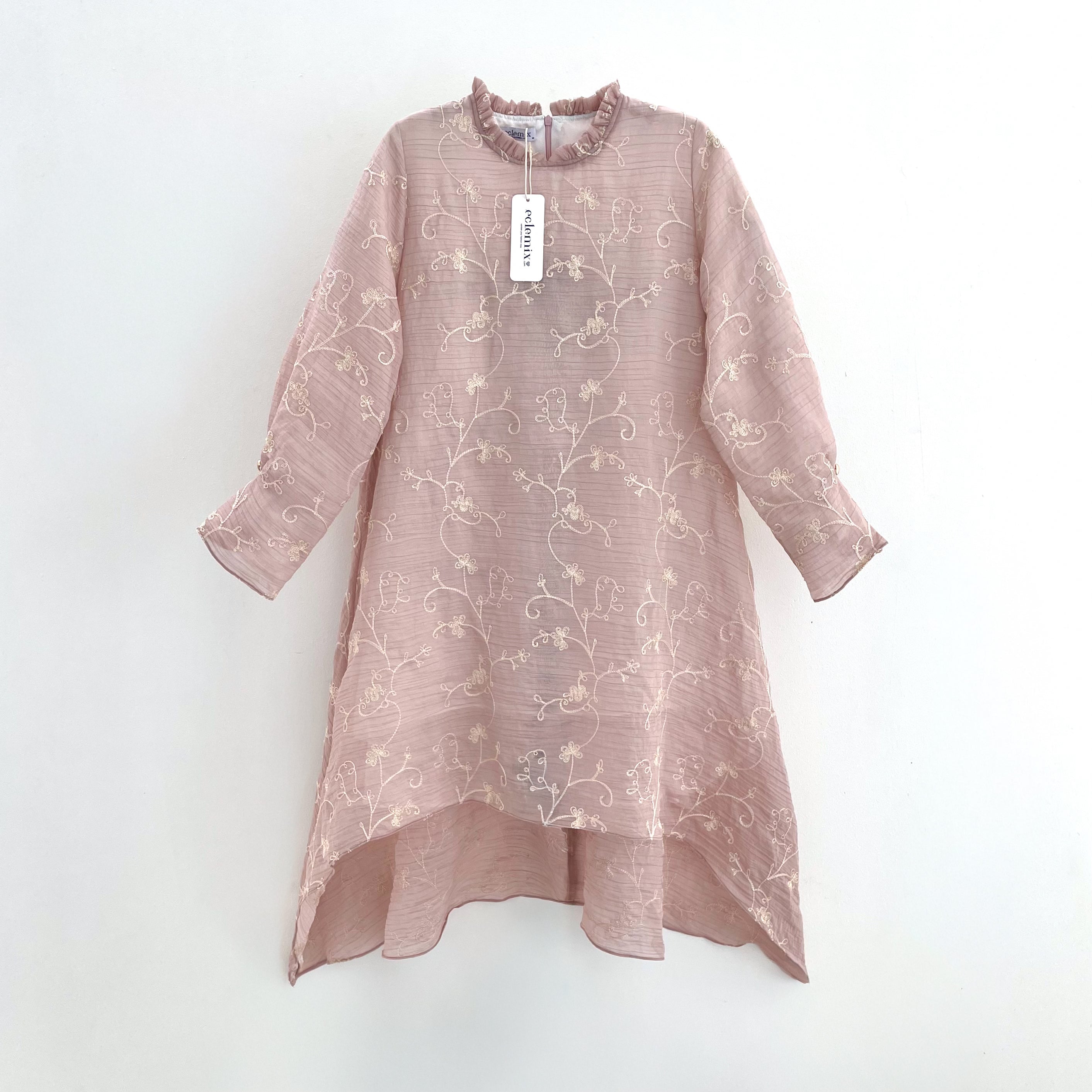 Image of Eclemix Tunic Rayyu | Atasan Wanita Motif Flower | Raya Collection