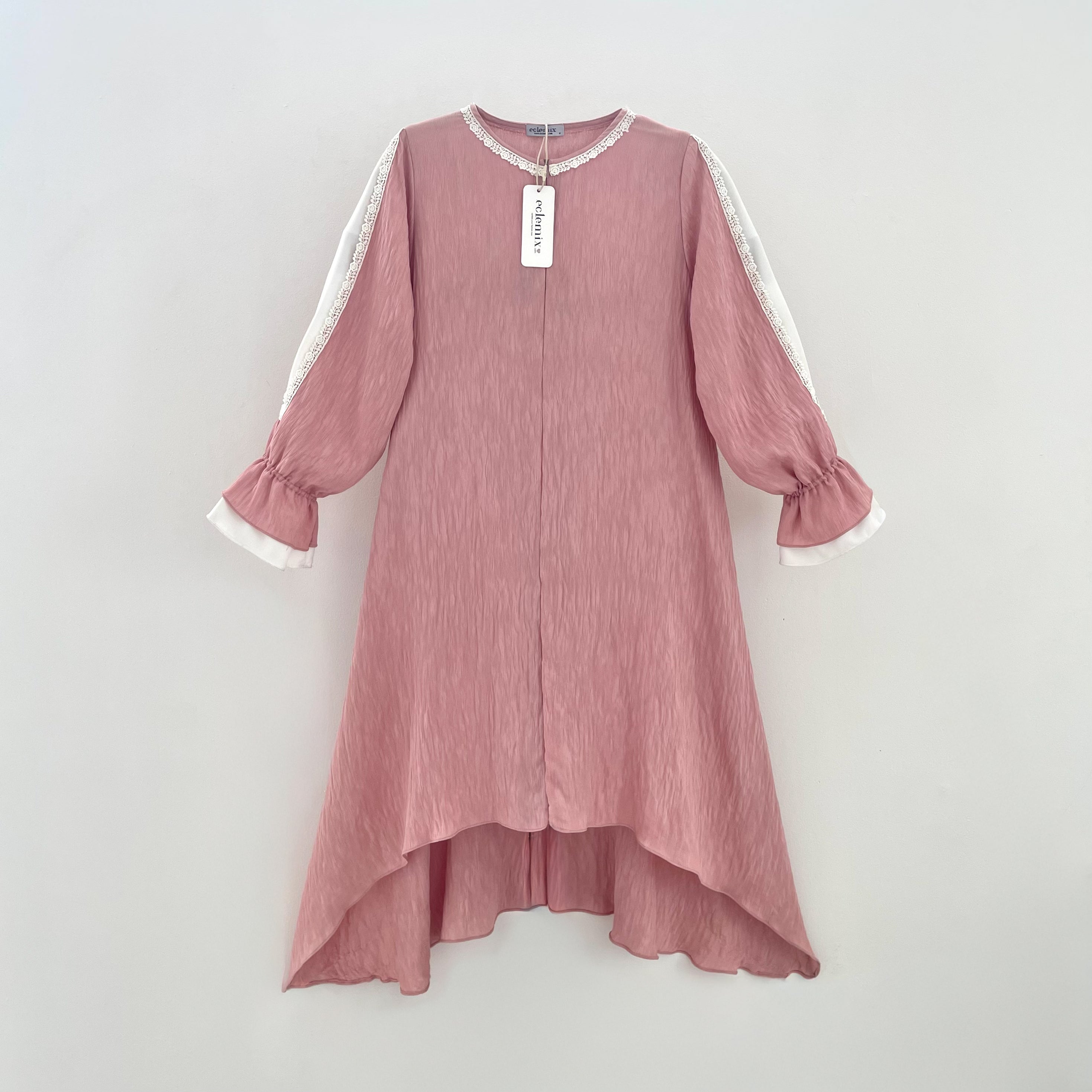 Image of Eclemix Tunic Reya | Atasan Wanita Tunic Mewah Resleting Depan | Baju Pesta Kondangan