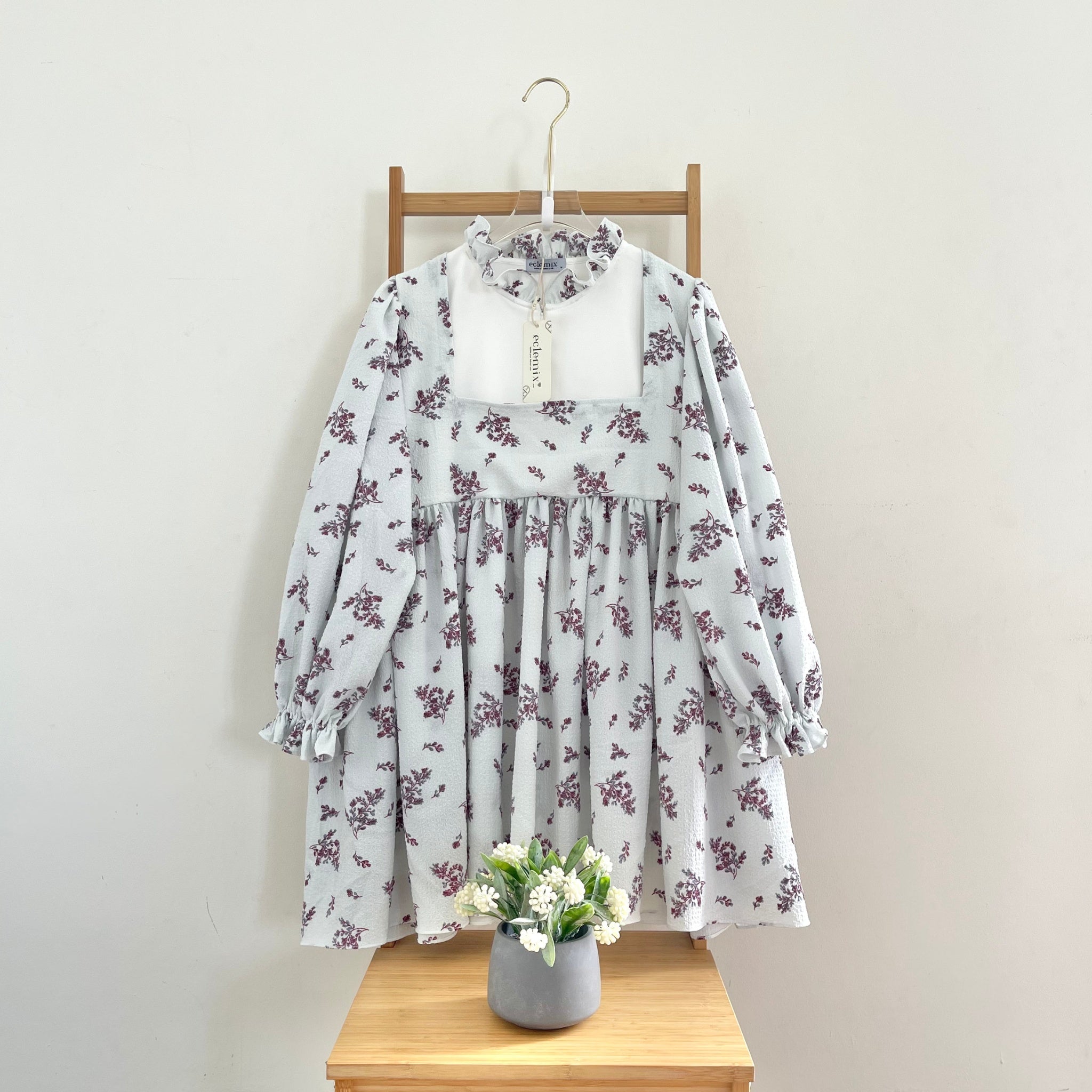 Eclemix Top Rula | Atasan Wanita Blouse Baby Doll Vintage