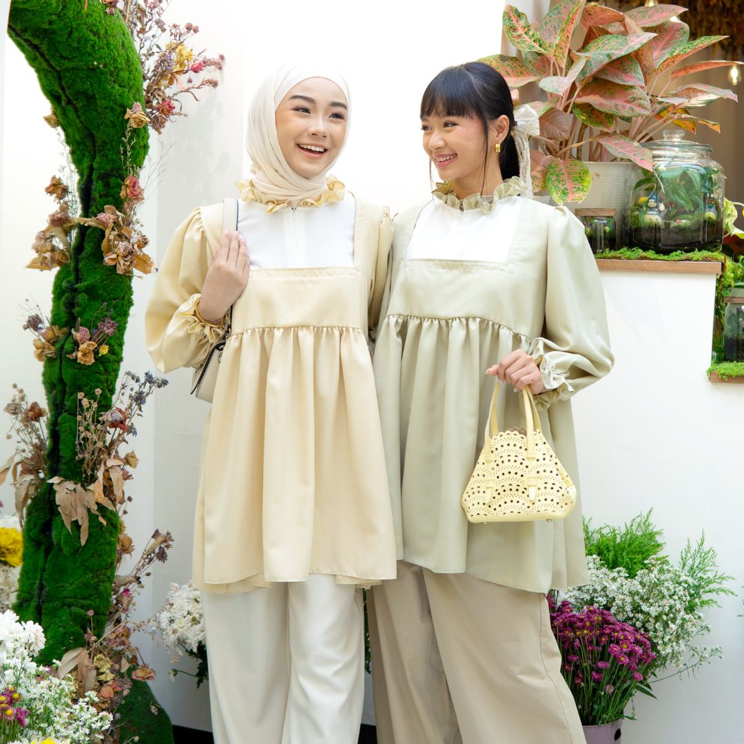 Image of Eclemix Top Rula | Atasan Wanita Blouse Baby Doll Vintage