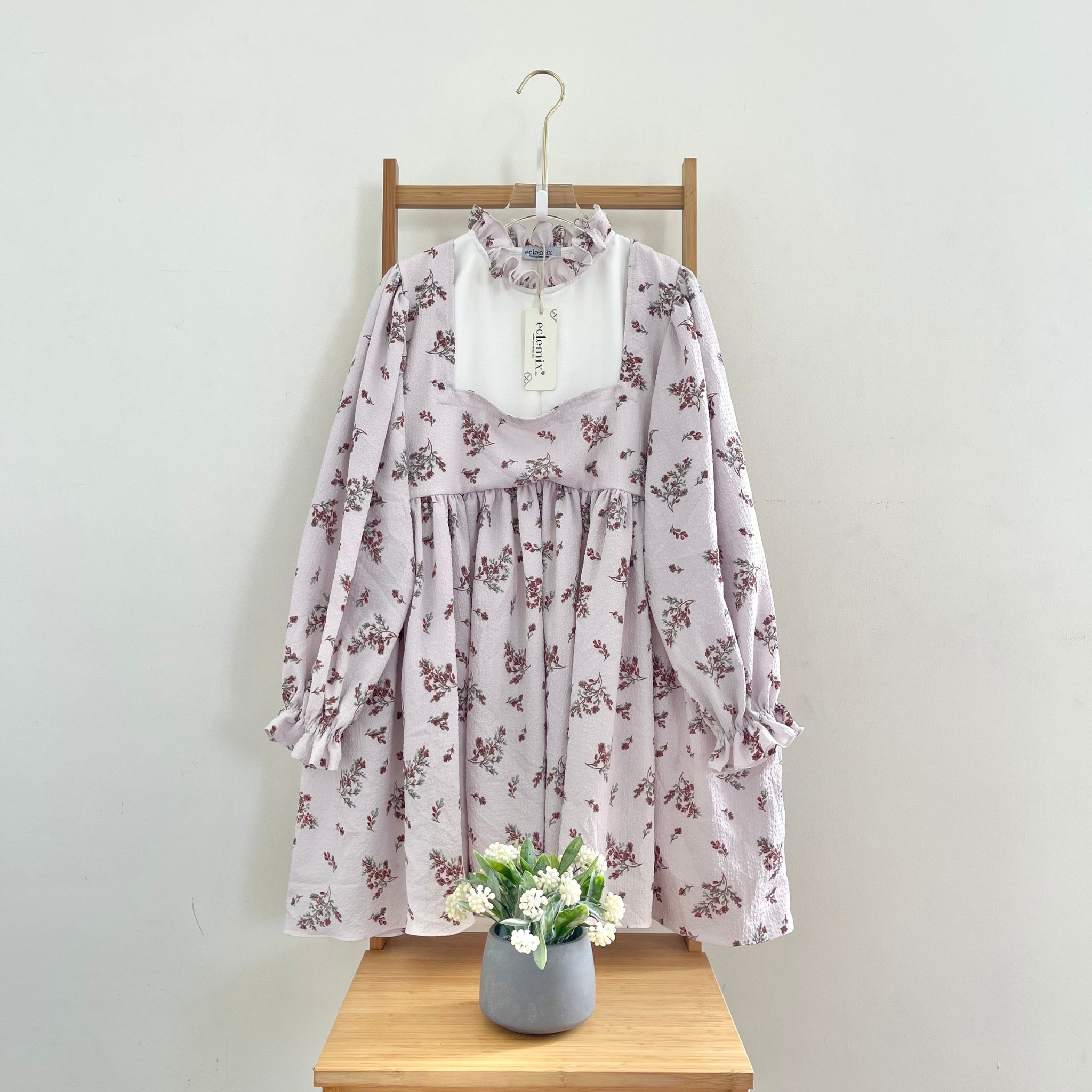 Eclemix Top Rula | Atasan Wanita Blouse Baby Doll Vintage
