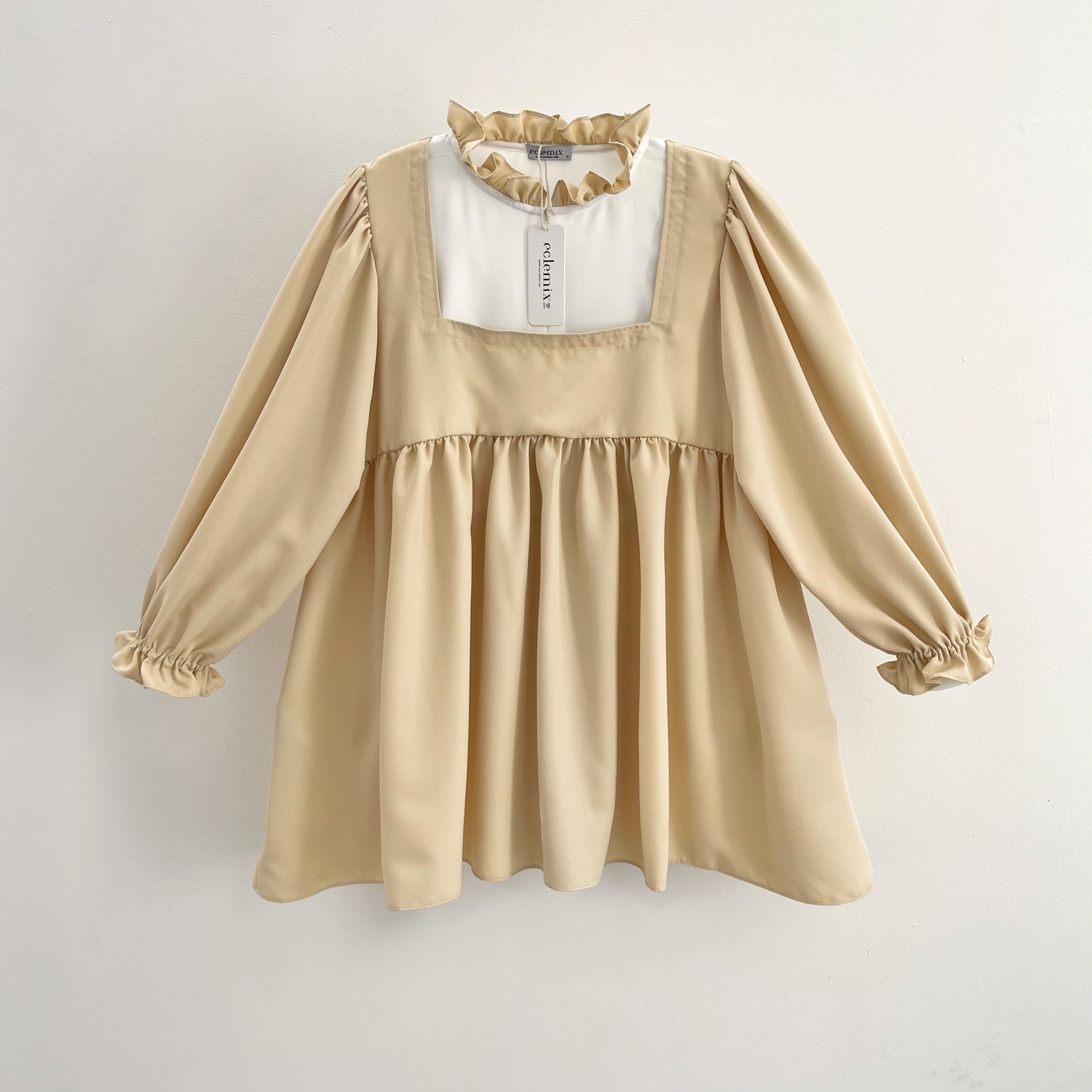 Eclemix Top Rula | Atasan Wanita Blouse Baby Doll Vintage