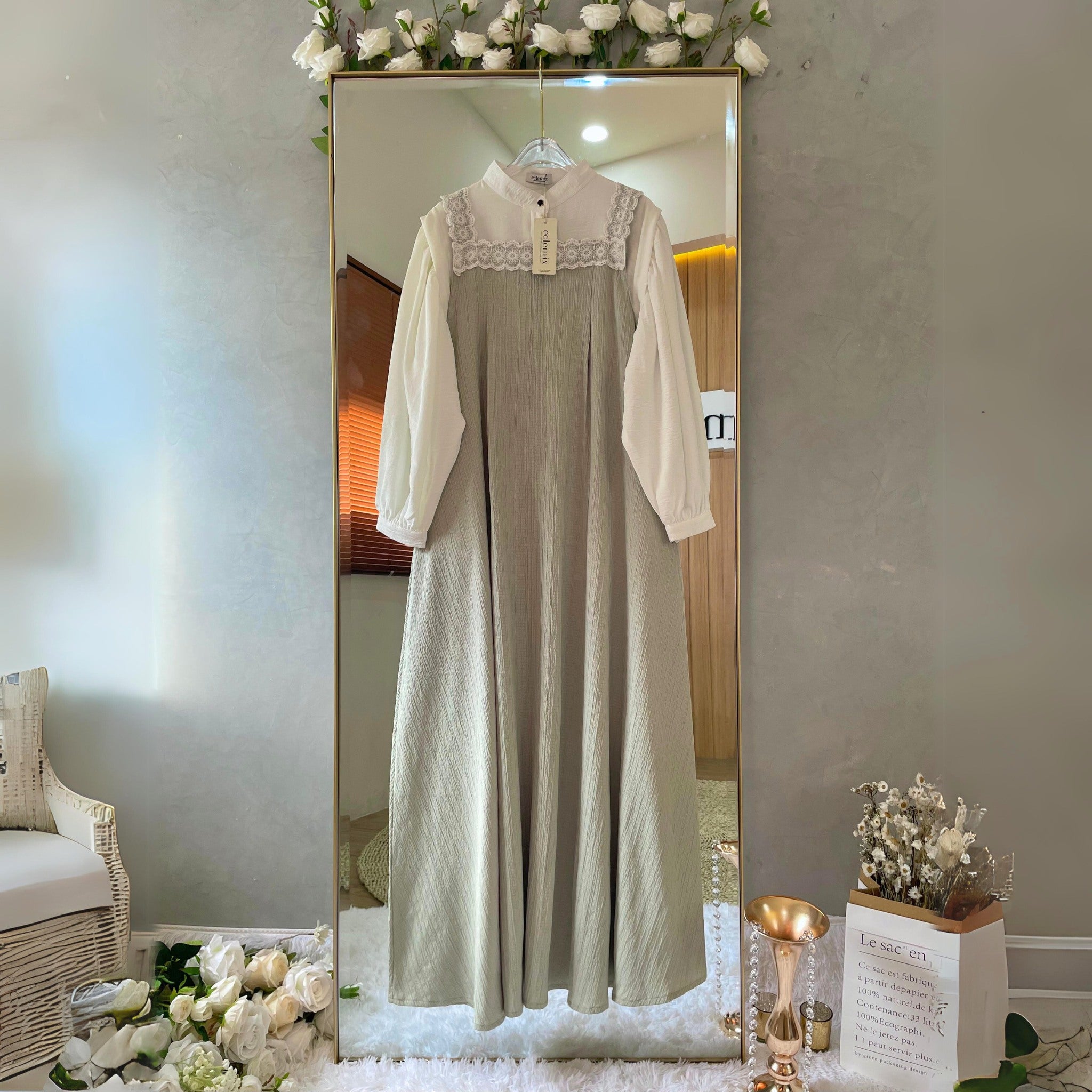 Image of Eclemix Overall Seika | Overall Wanita Tali adjustable