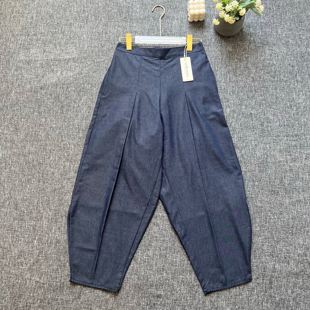 Eclemix Pants Aremo | Celana Panjang Wanita Harem | Barrel Pants