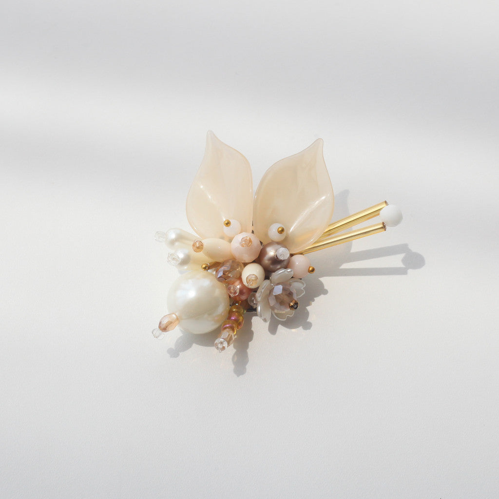 Eclemix Chrysant Flower Statement Brooch | Bros Bunga Premium