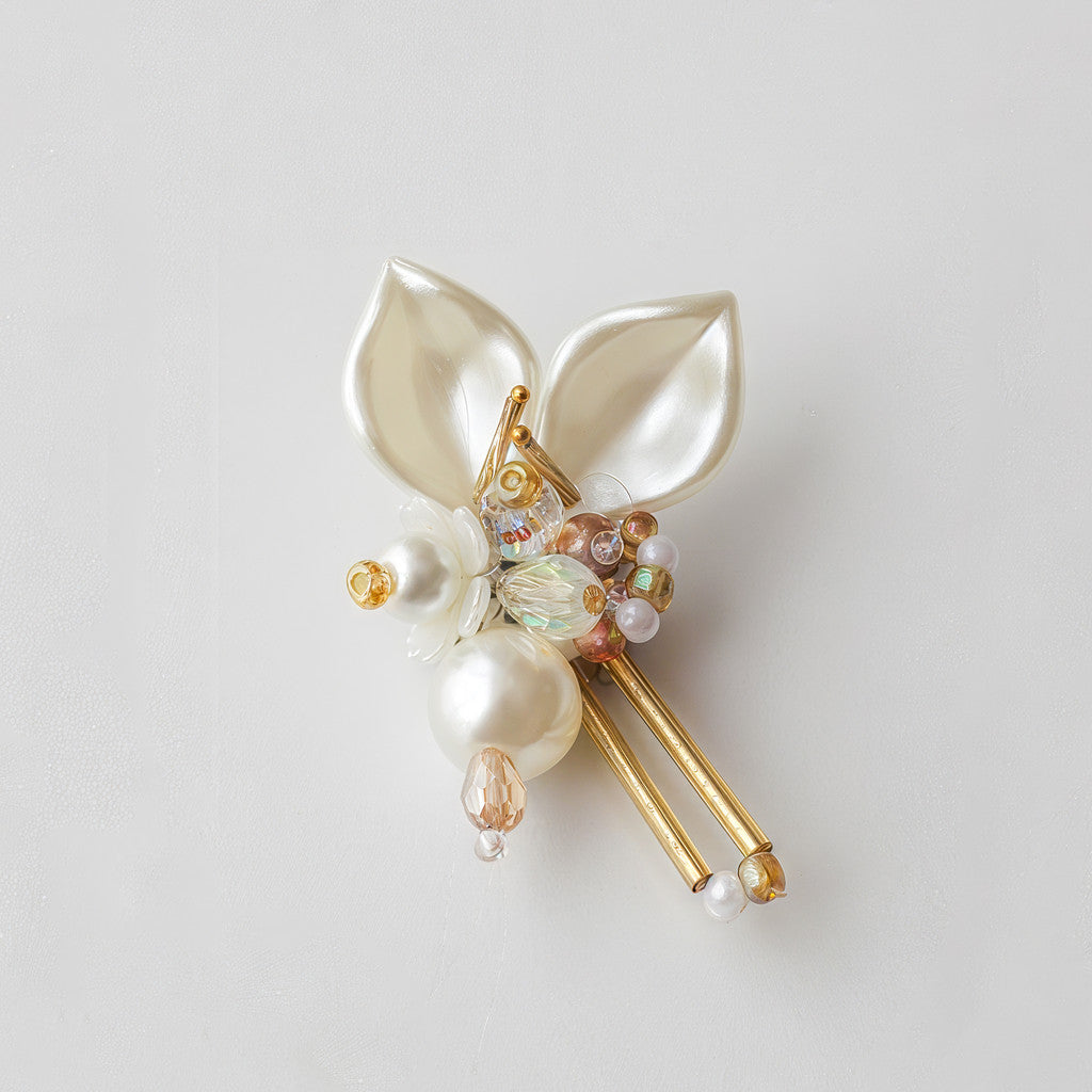 Eclemix Chrysant Flower Statement Brooch | Bros Bunga Premium