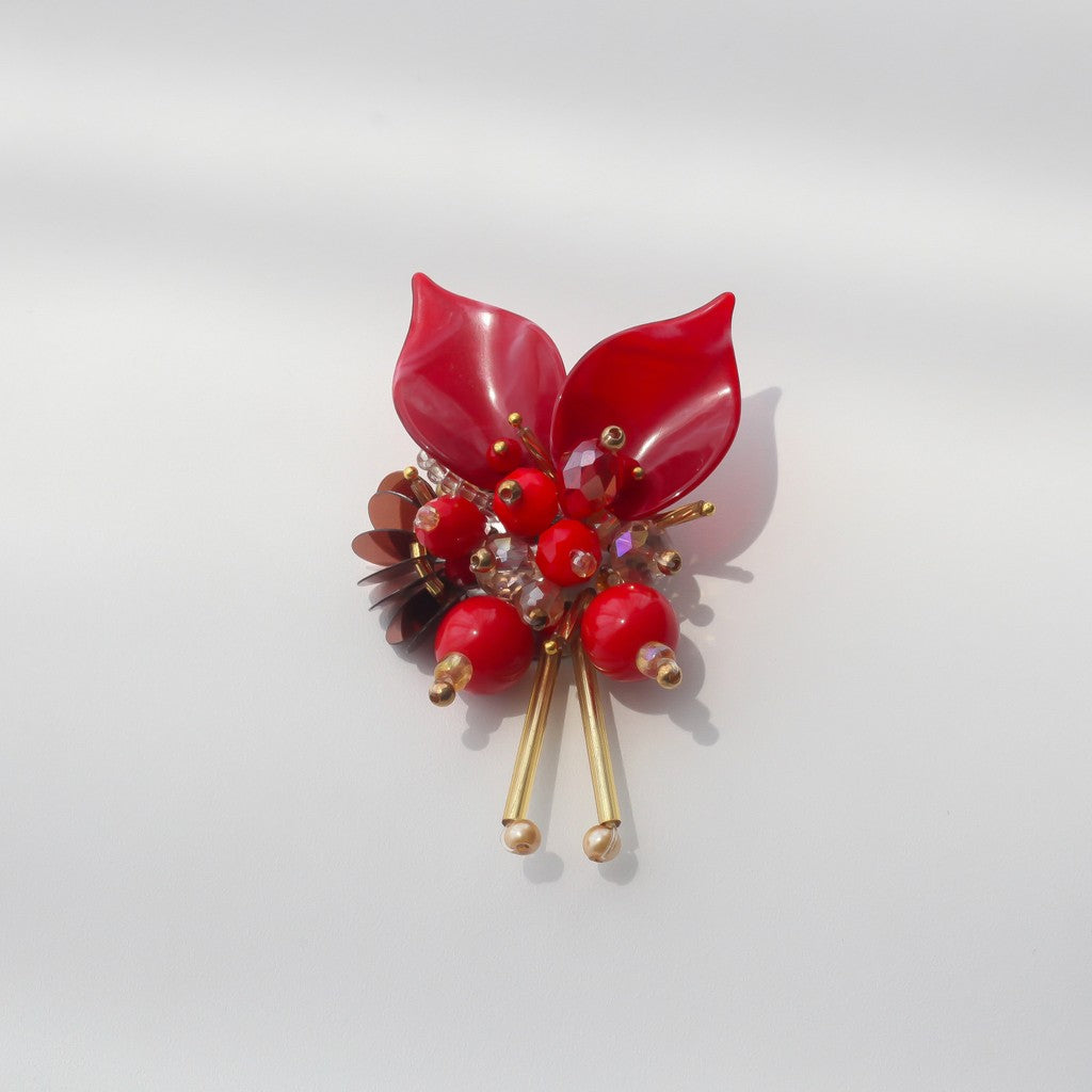Image of Eclemix Chrysant Flower Statement Brooch | Bros Bunga Premium