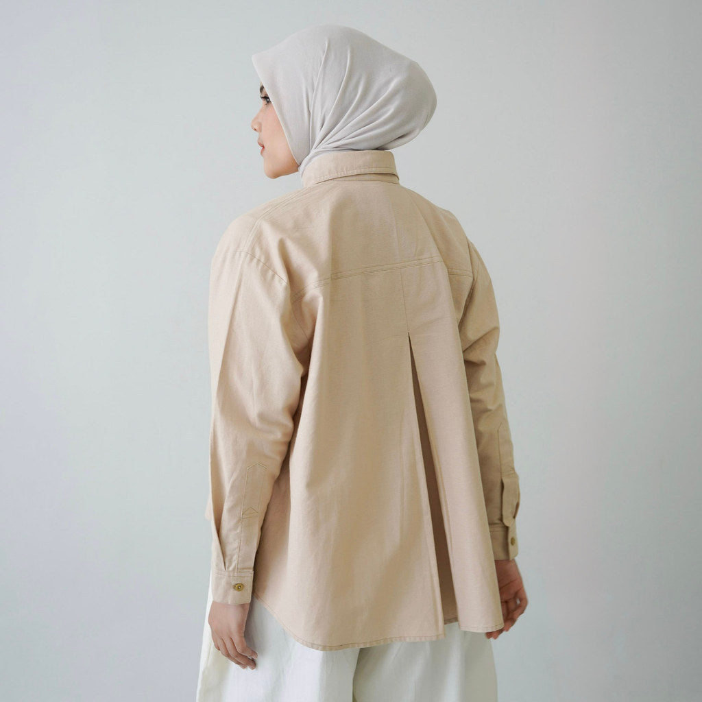 Image of Eclemix Atasan Wanita Kemeja Oversized Noona Top