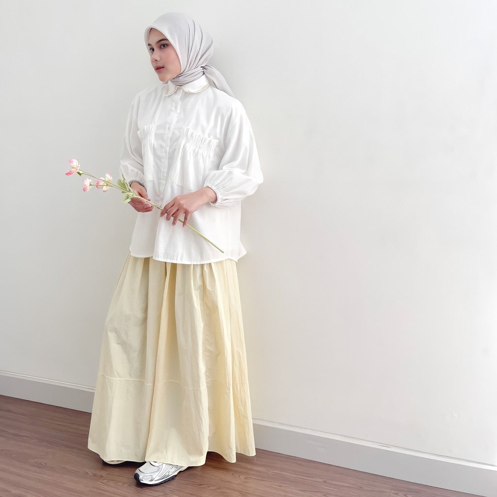 Image of Eclemix Rok Wanita A-Line Parasut Skirt Aluna