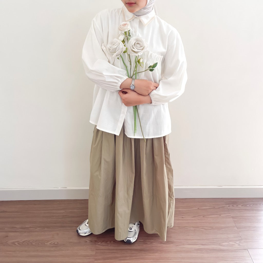 Image of Eclemix Rok Wanita A-Line Parasut Skirt Aluna