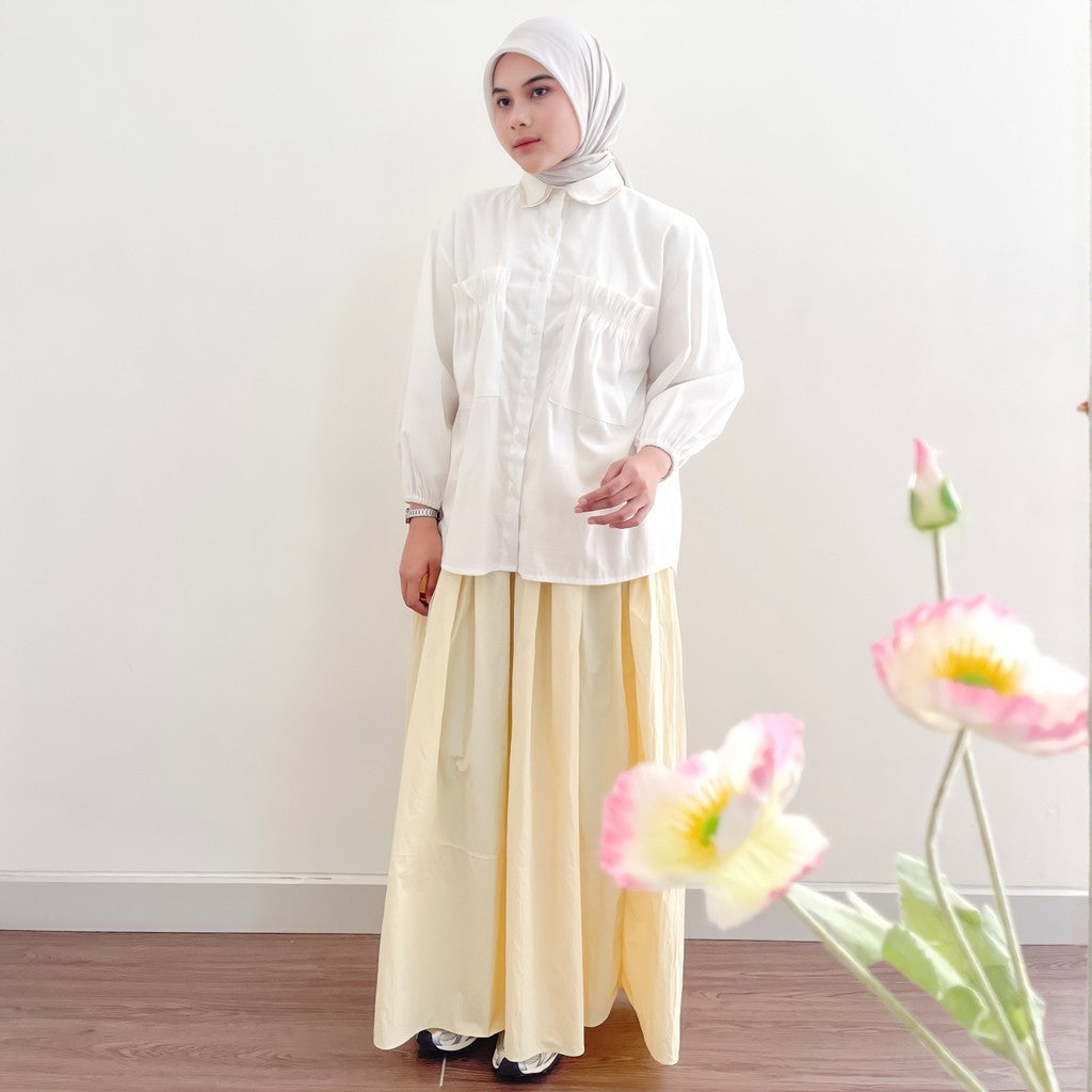 Image of Eclemix Rok Wanita A-Line Parasut Skirt Aluna
