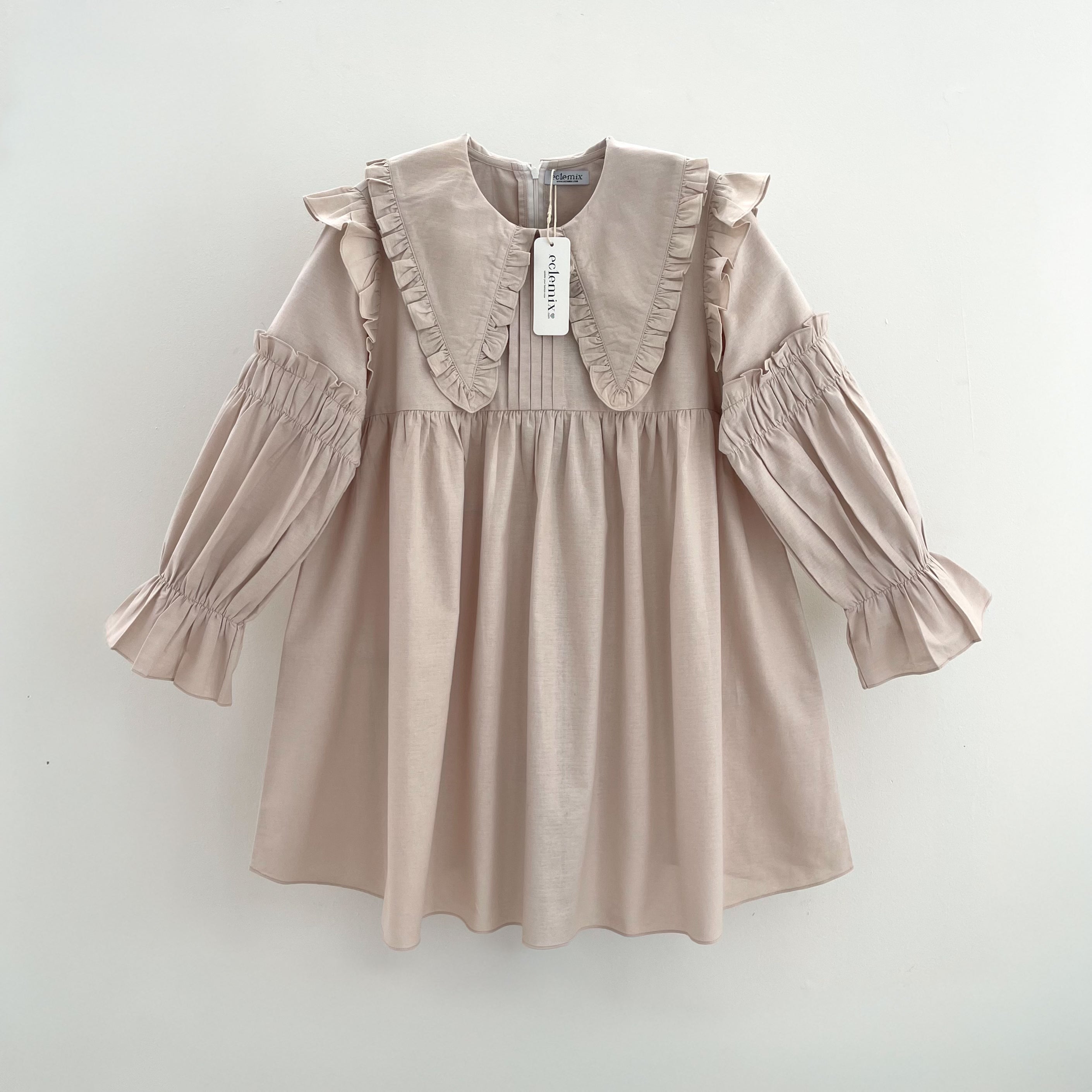 Image of Eclemix Tunic Shinara | Atasan Wanita Tunik Polos Kerah Peterpan