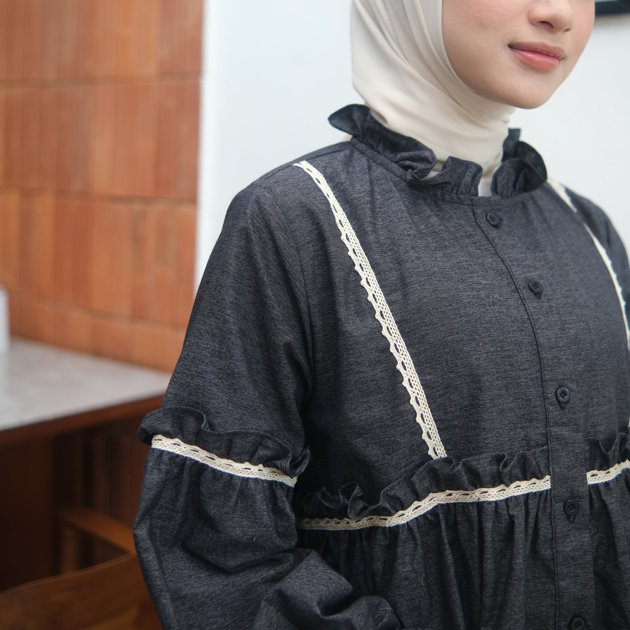 Eclemix Top Sono | Atasan Wanita Blouse Polos Casual Shirt