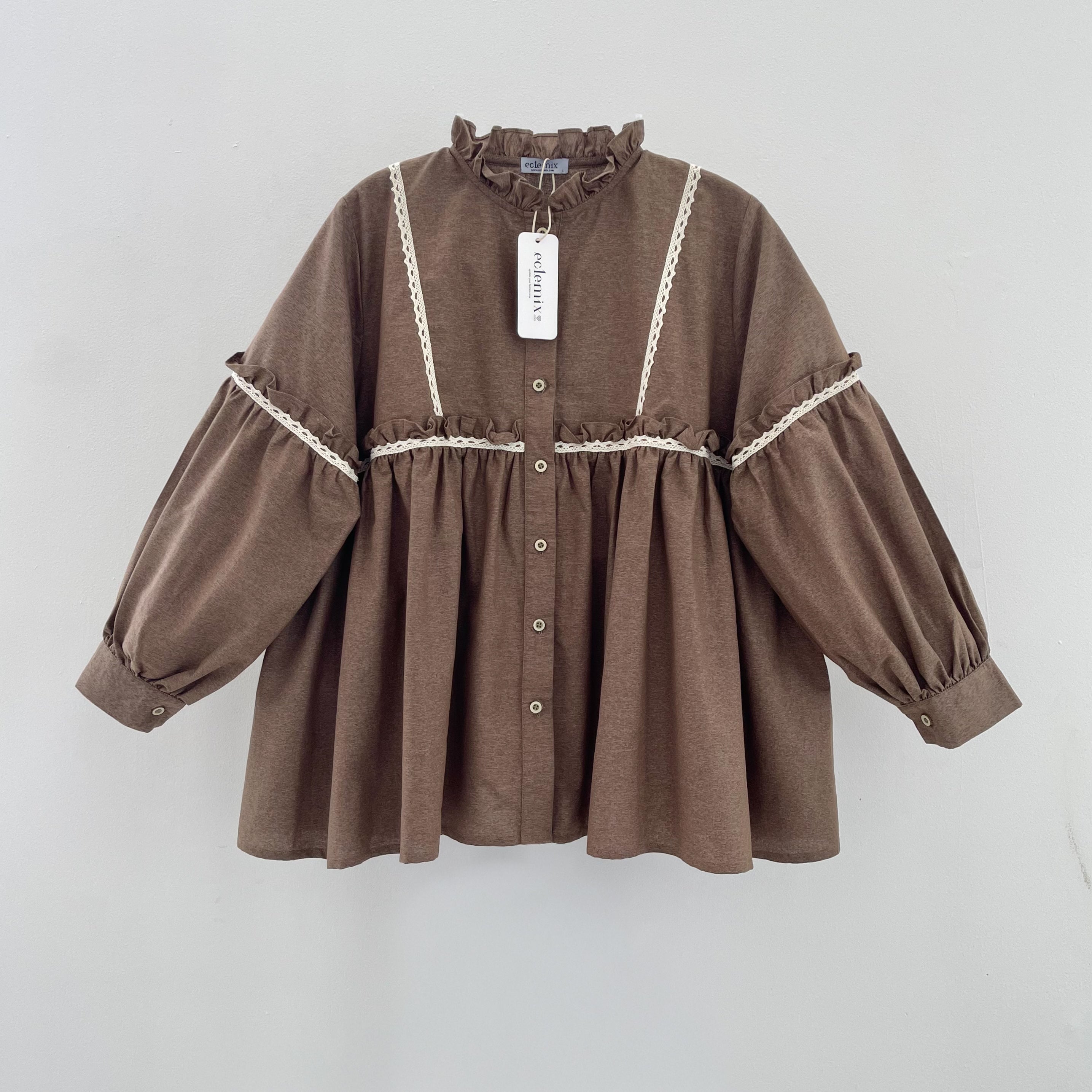 Image of Eclemix Top Sono | Atasan Wanita Blouse Polos Casual Shirt