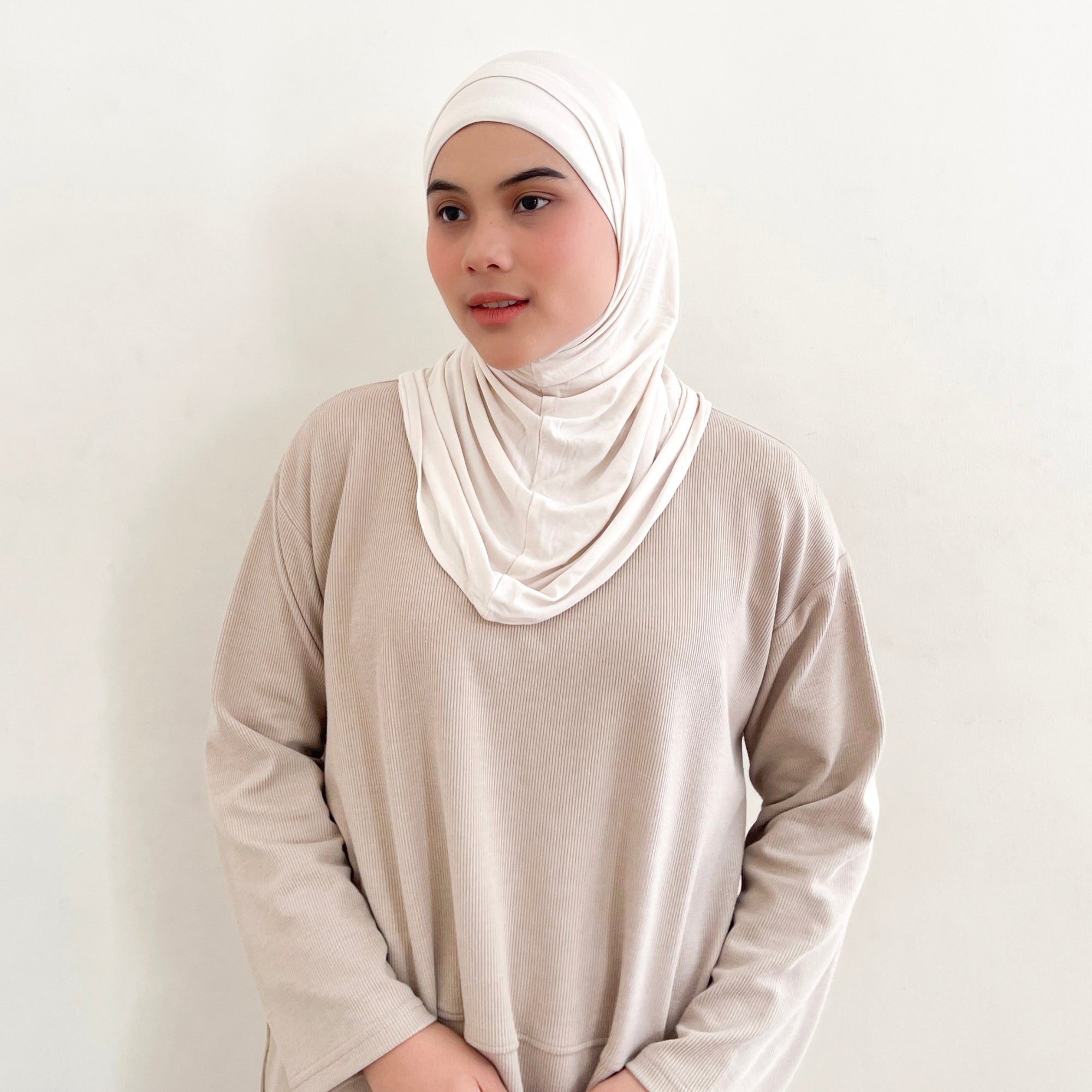 Image of Eclemix - Caira Hijab Instant Bergo Bamboo | Jilbab Sport