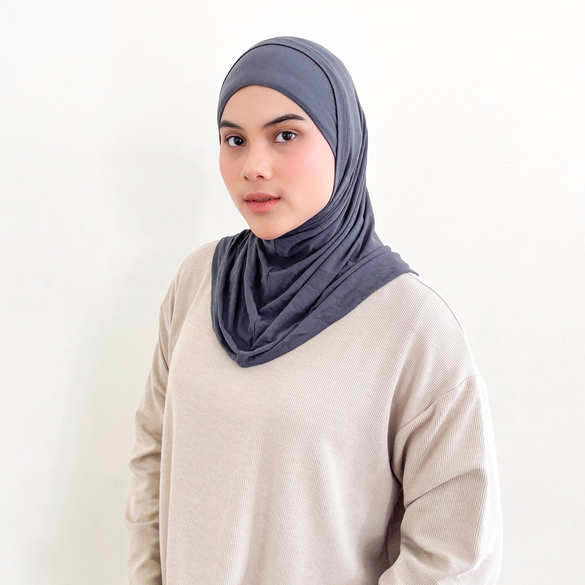 Image of Eclemix - Caira Hijab Instant Bergo Bamboo | Jilbab Sport
