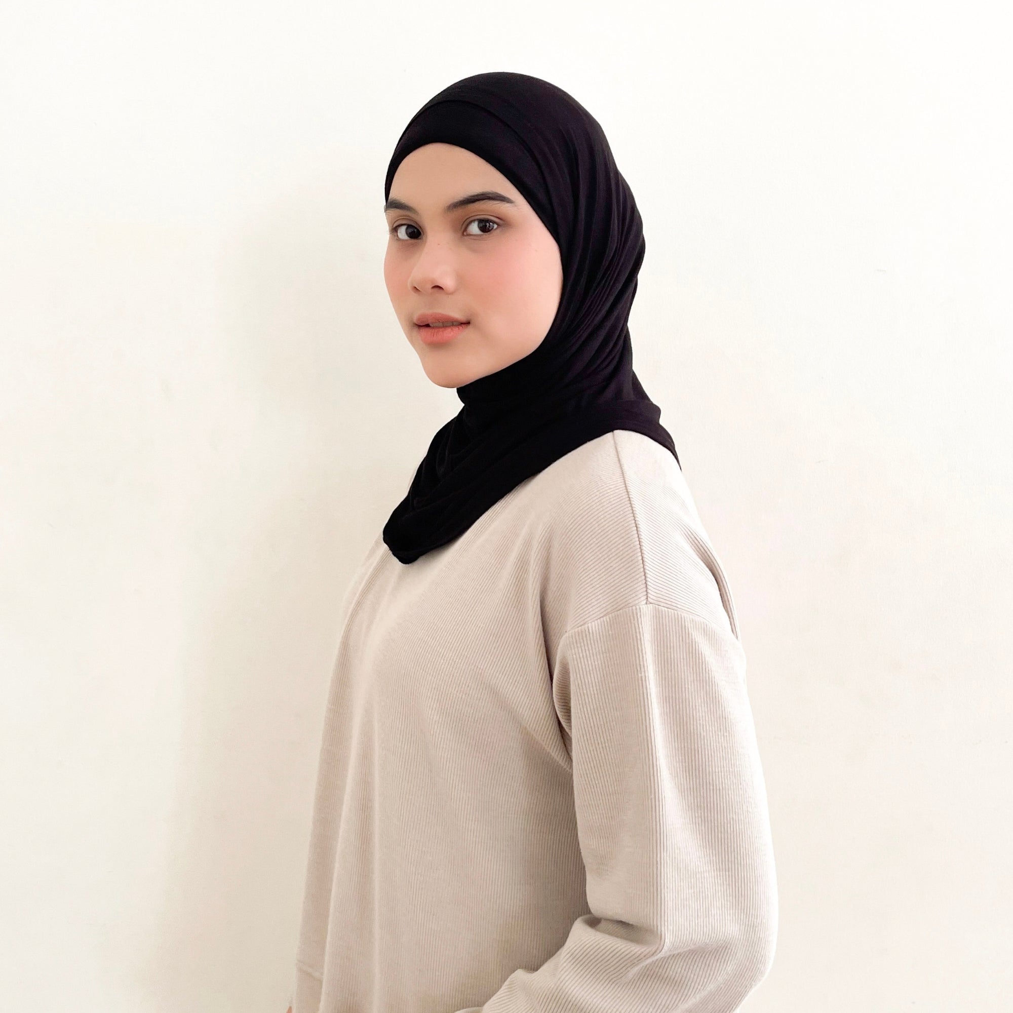 Image of Eclemix - Caira Hijab Instant Bergo Bamboo | Jilbab Sport