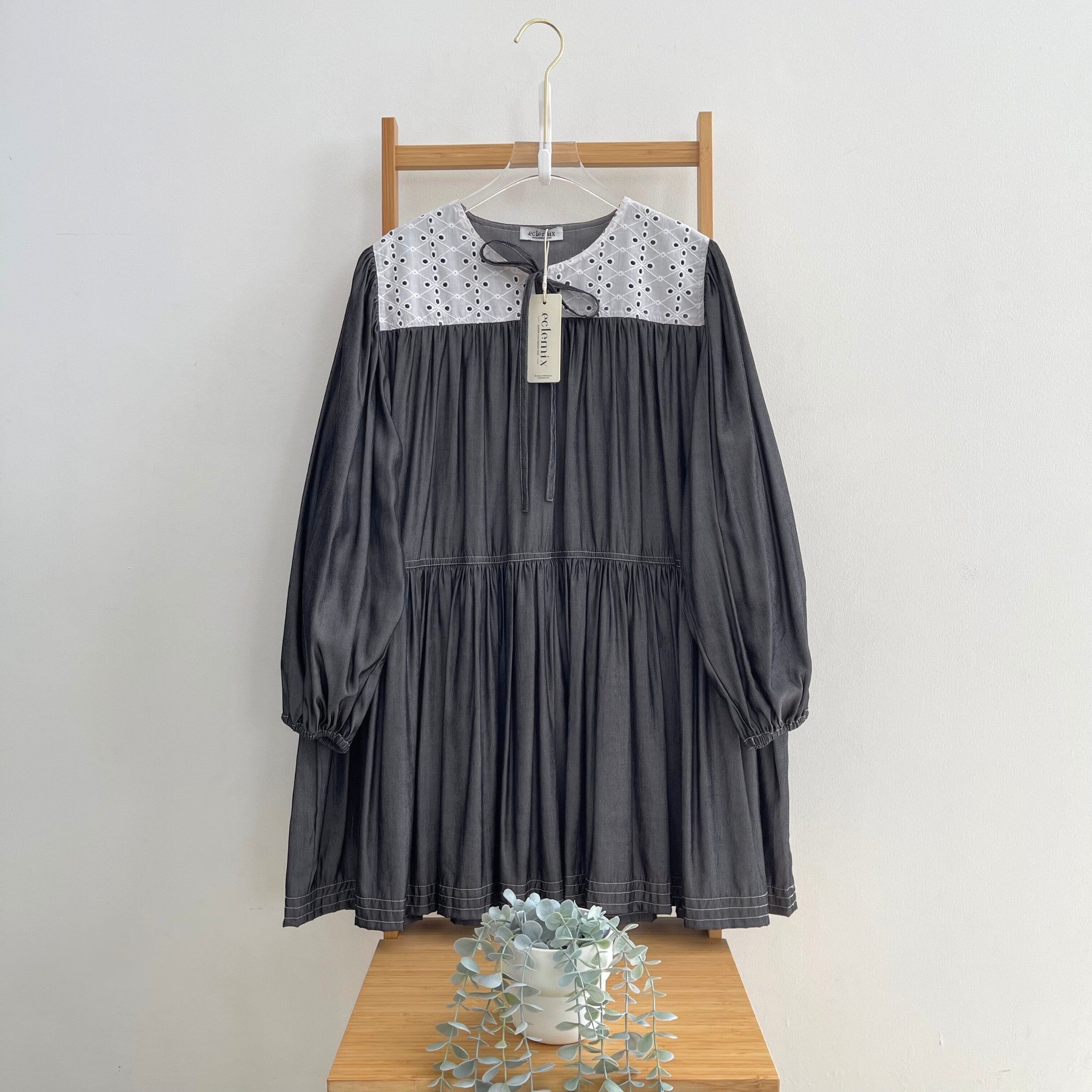 Image of Eclemix Yeji Top | Atasan Wanita Blouse Tali Mix Prada Daily