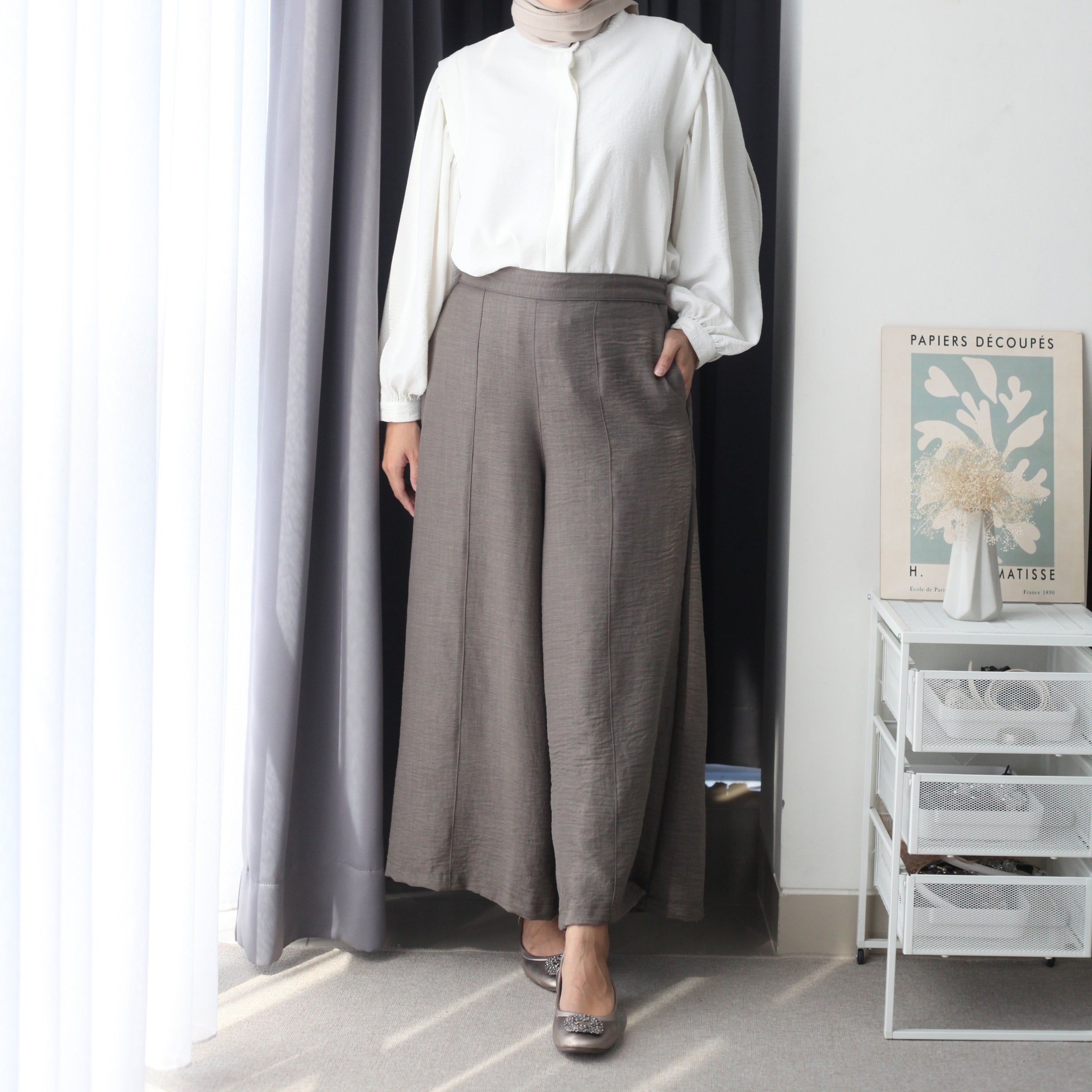 Eclemix Pants Yeon | Celana Kulot Wanita Daily Basic