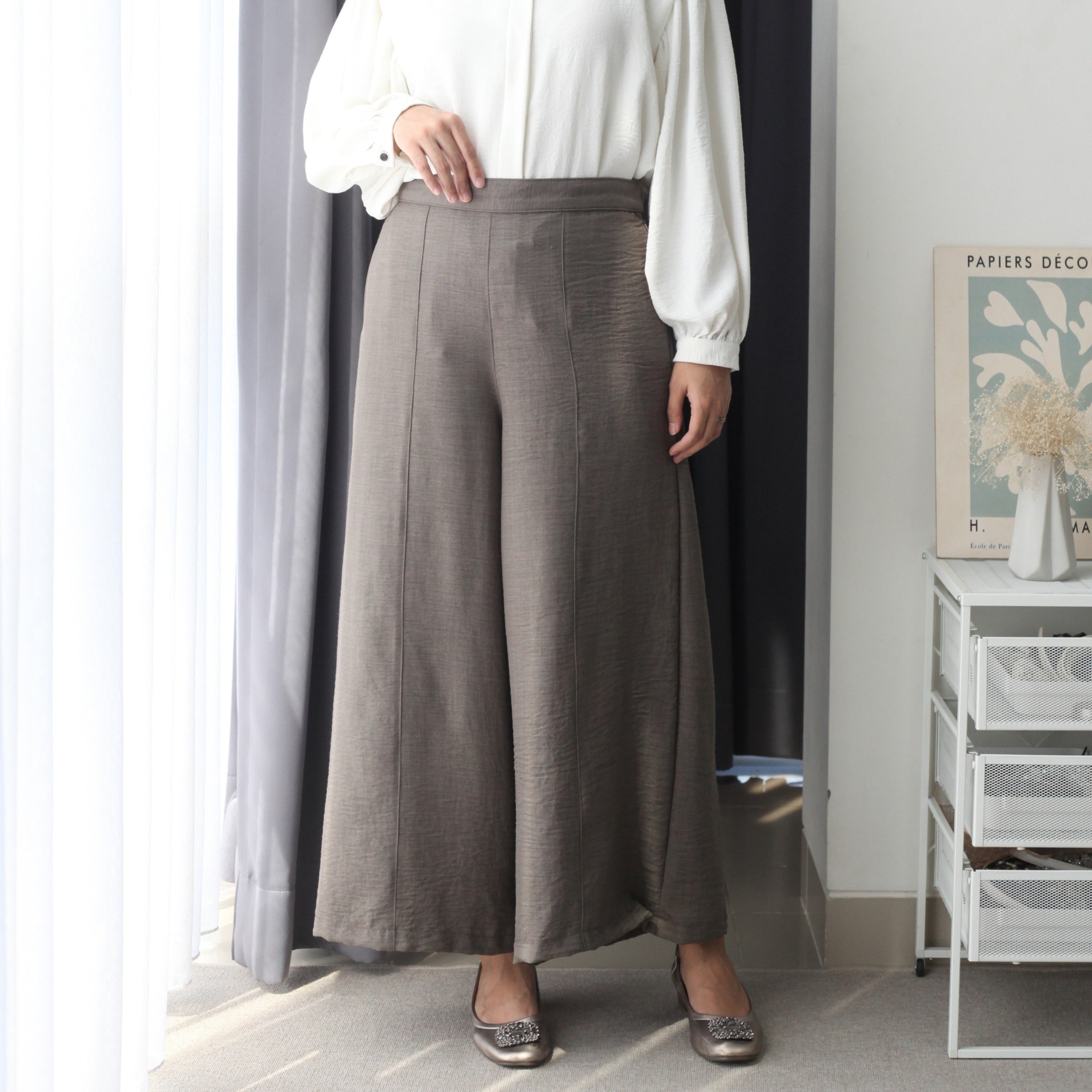 Eclemix Pants Yeon | Celana Kulot Wanita Daily Basic
