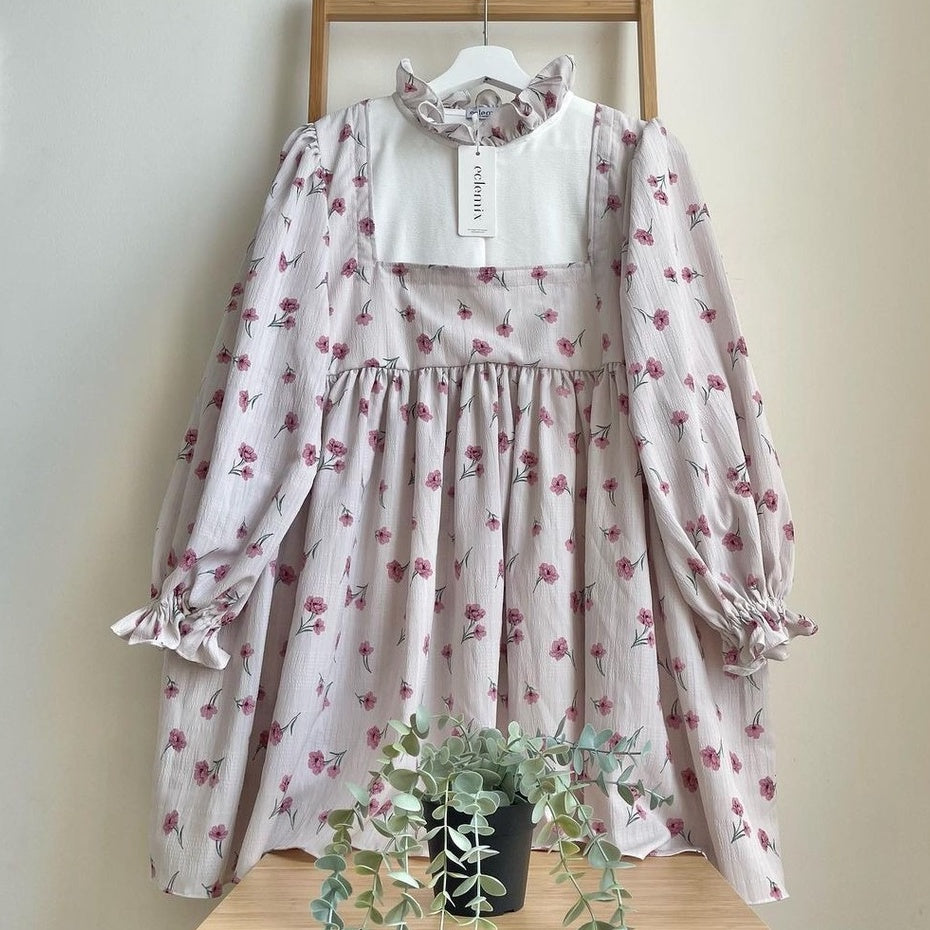 Eclemix Top Rula | Atasan Wanita Blouse Baby Doll Vintage