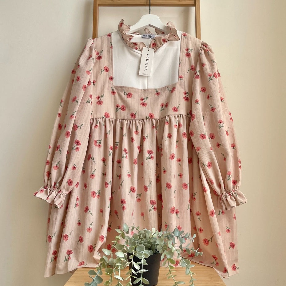 Eclemix Top Rula | Atasan Wanita Blouse Baby Doll Vintage