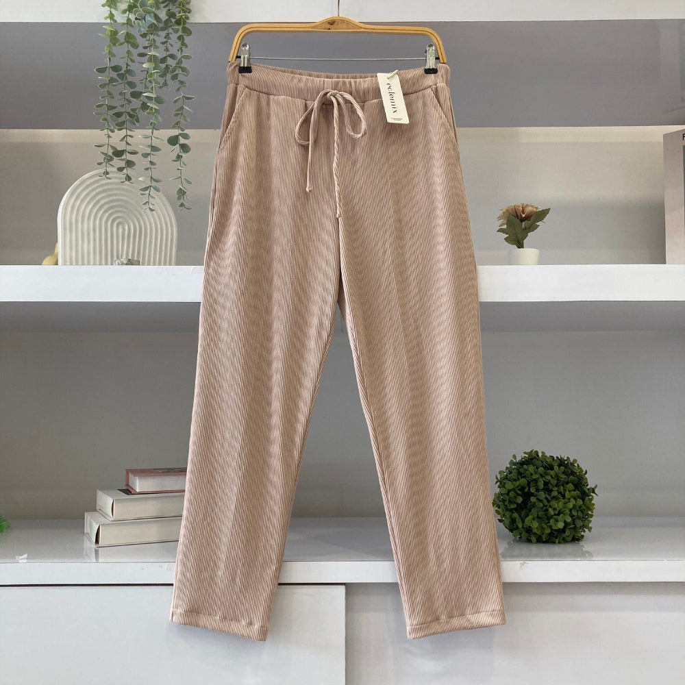 Eclemix Pants Ruri | Celana Panjang Wanita Daily Casual Knit