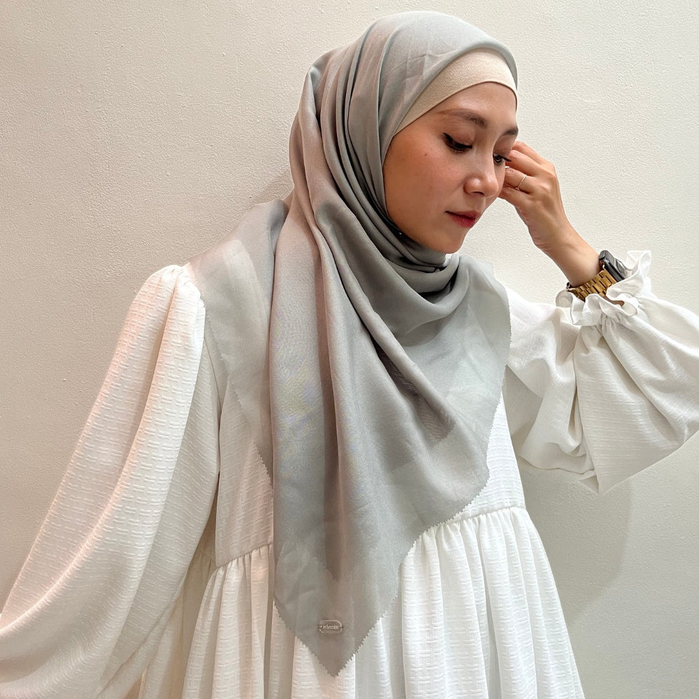 Eclemix Dinara Plain Hijab | Hijab Polos  Segiempat Paris Japan Premium